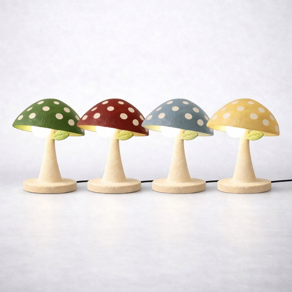 Mycelium lámpara de mesa