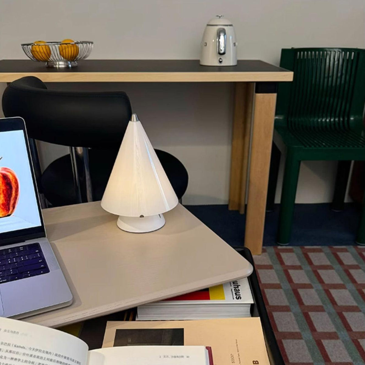 Lrtvin lámpara de mesa minimalista de vidrio