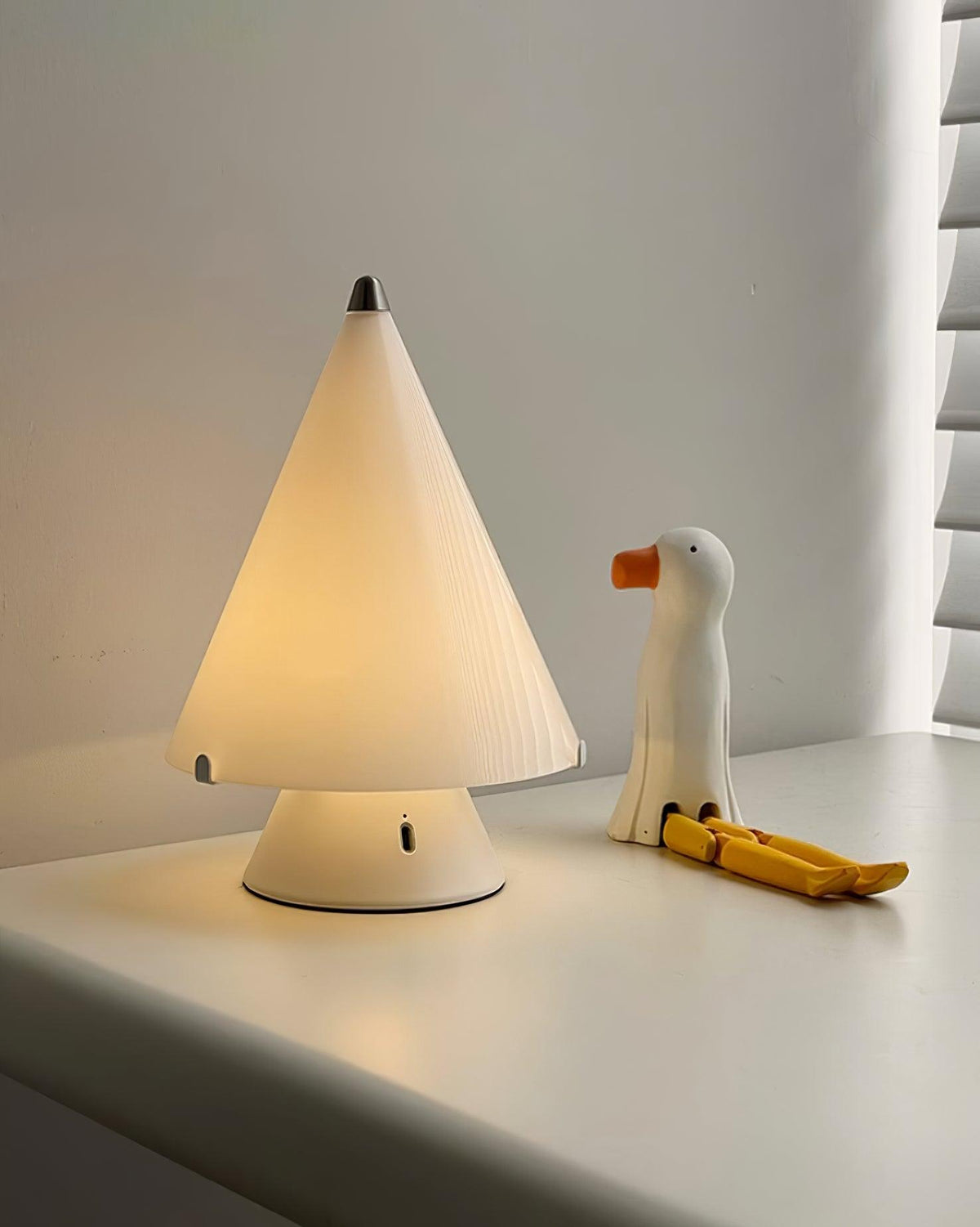 Lrtvin lámpara de mesa minimalista de vidrio