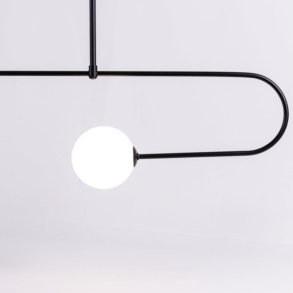 Lustra Chandelier Mobile Black Minimalist