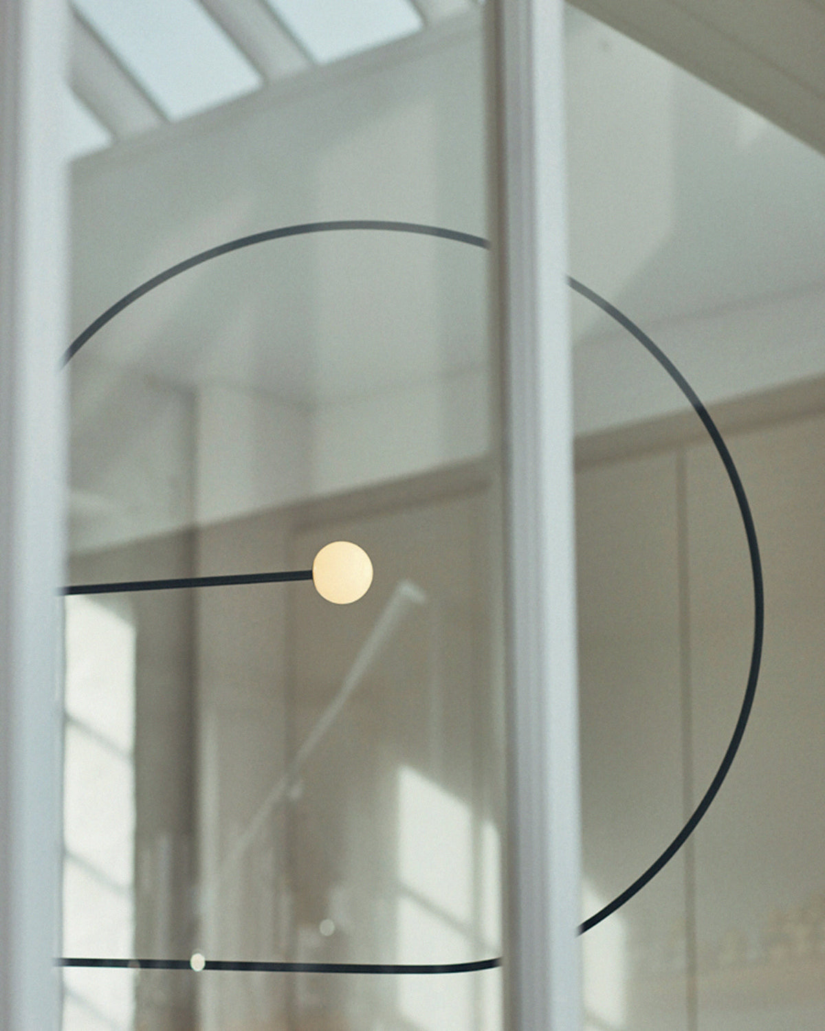 Lustra Chandelier Mobile Black Minimalist