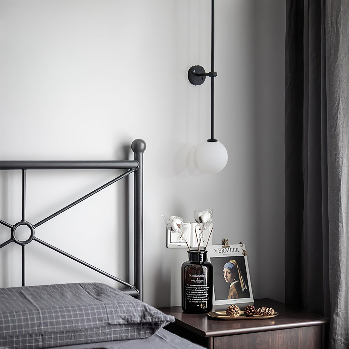 Gizmo Aplique de pared Vidrio Moderno Minimalista