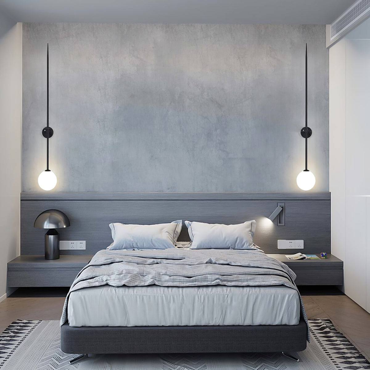 Gizmo Aplique de pared Vidrio Moderno Minimalista