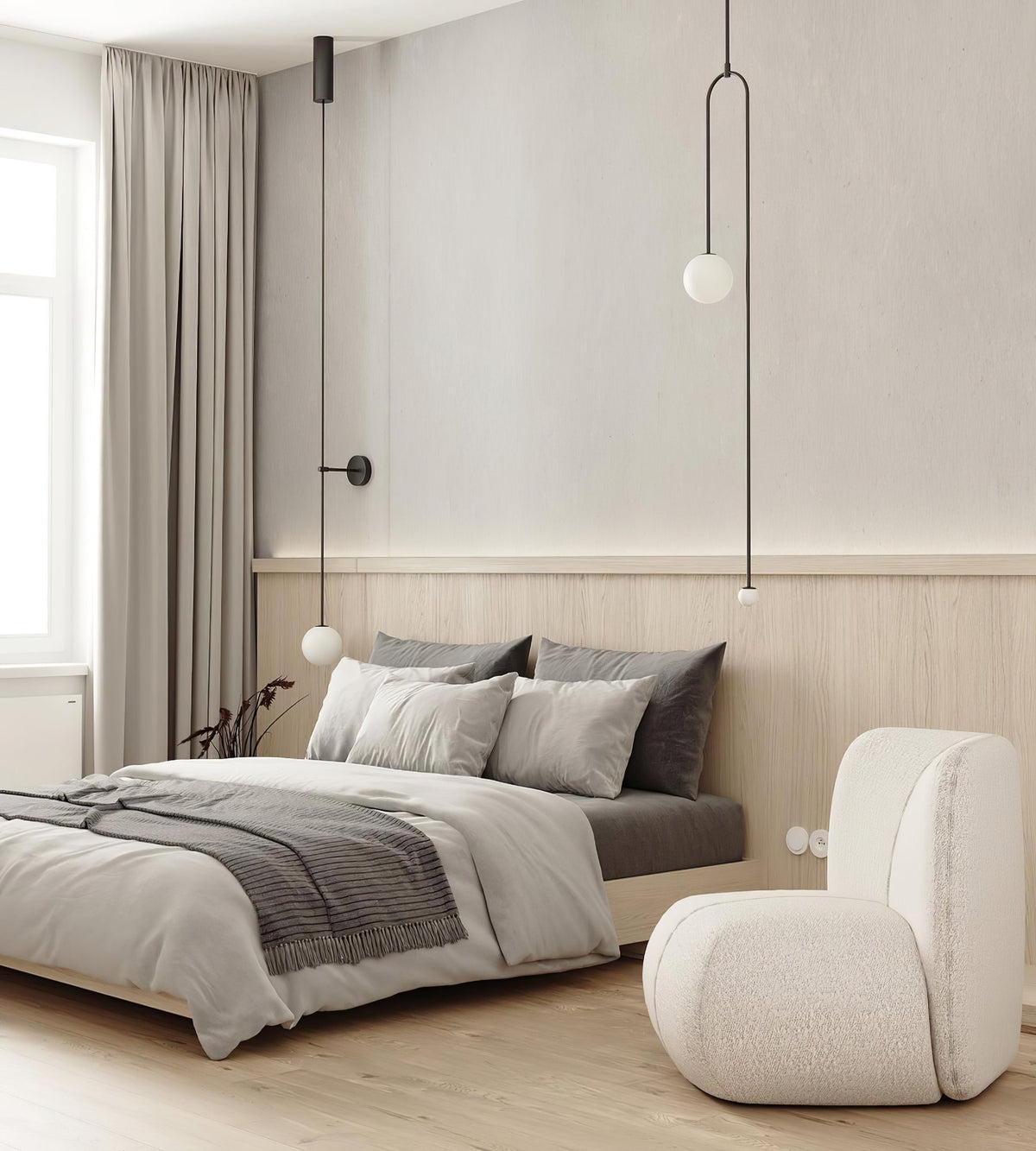 Gizmo Aplique de pared Vidrio Moderno Minimalista