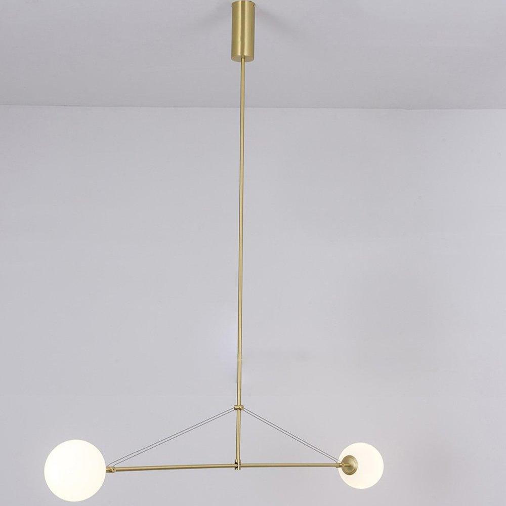 Lustra Chandelier Mobile Black Minimalist