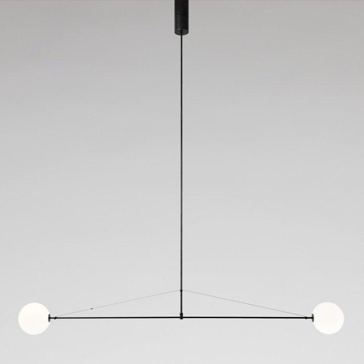 Lustra Chandelier Mobile Black Minimalist