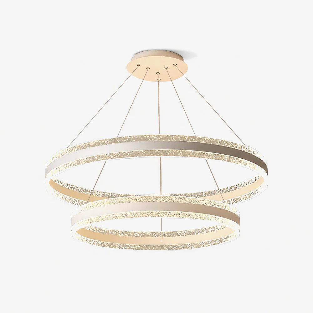Aroxen lámpara colgante moderna LED círculo anillos