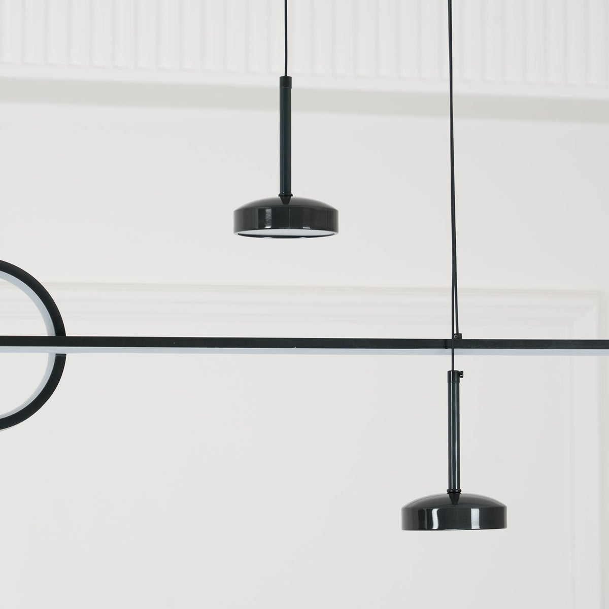 Tildas lámpara colgante anillo geométrico minimalista