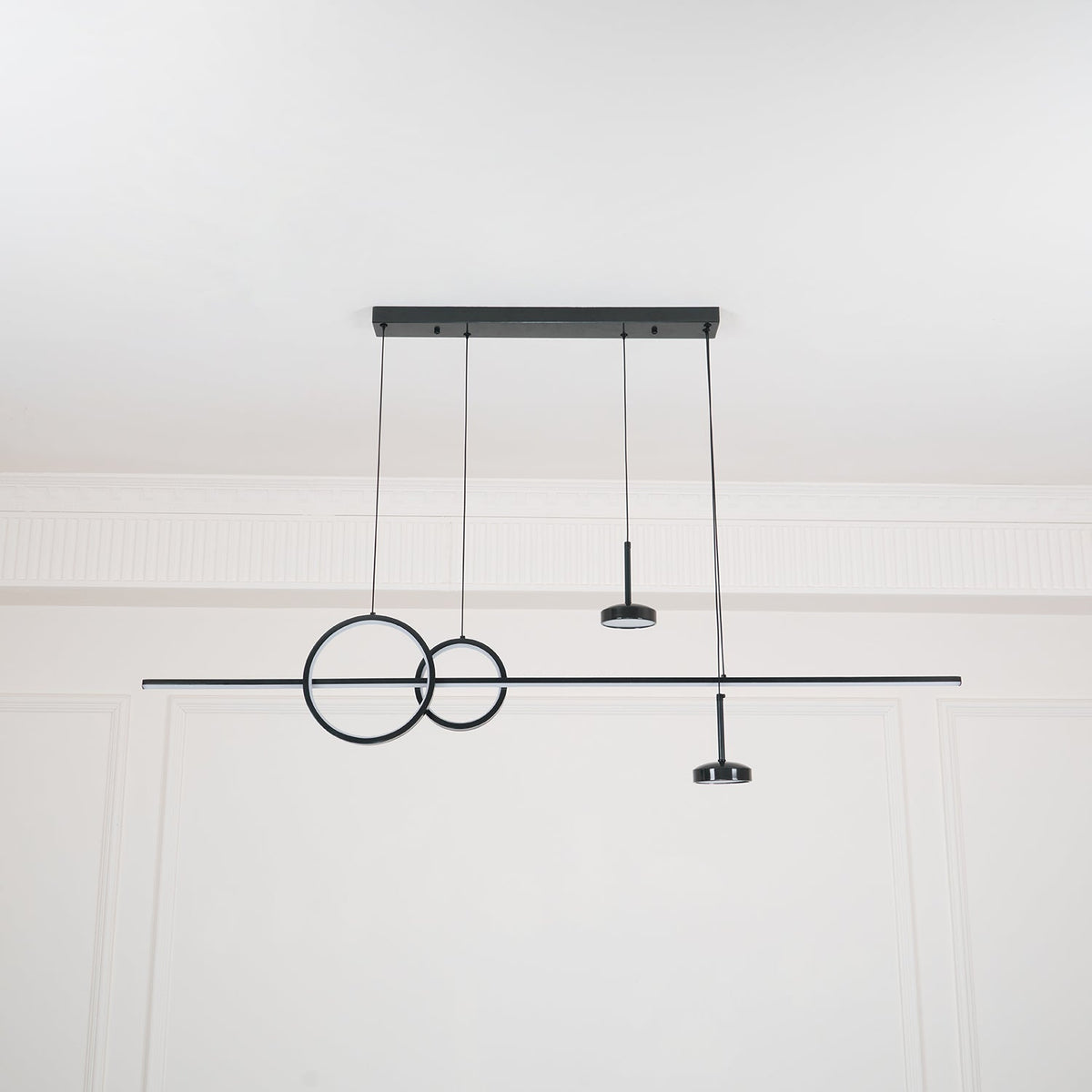 Tildas lámpara colgante anillo geométrico minimalista