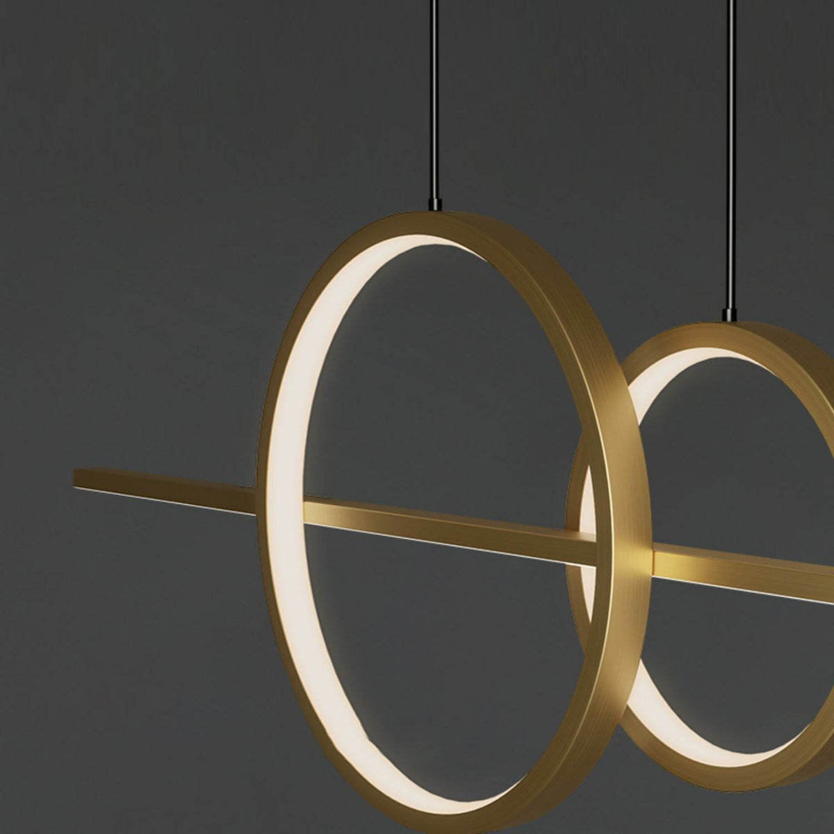 Tildas lámpara colgante anillo geométrico minimalista