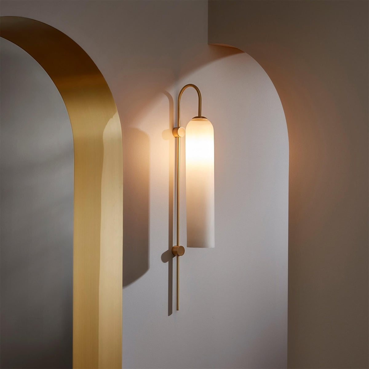 Anoriel Aplique de pared Vidrio Moderno Minimalista