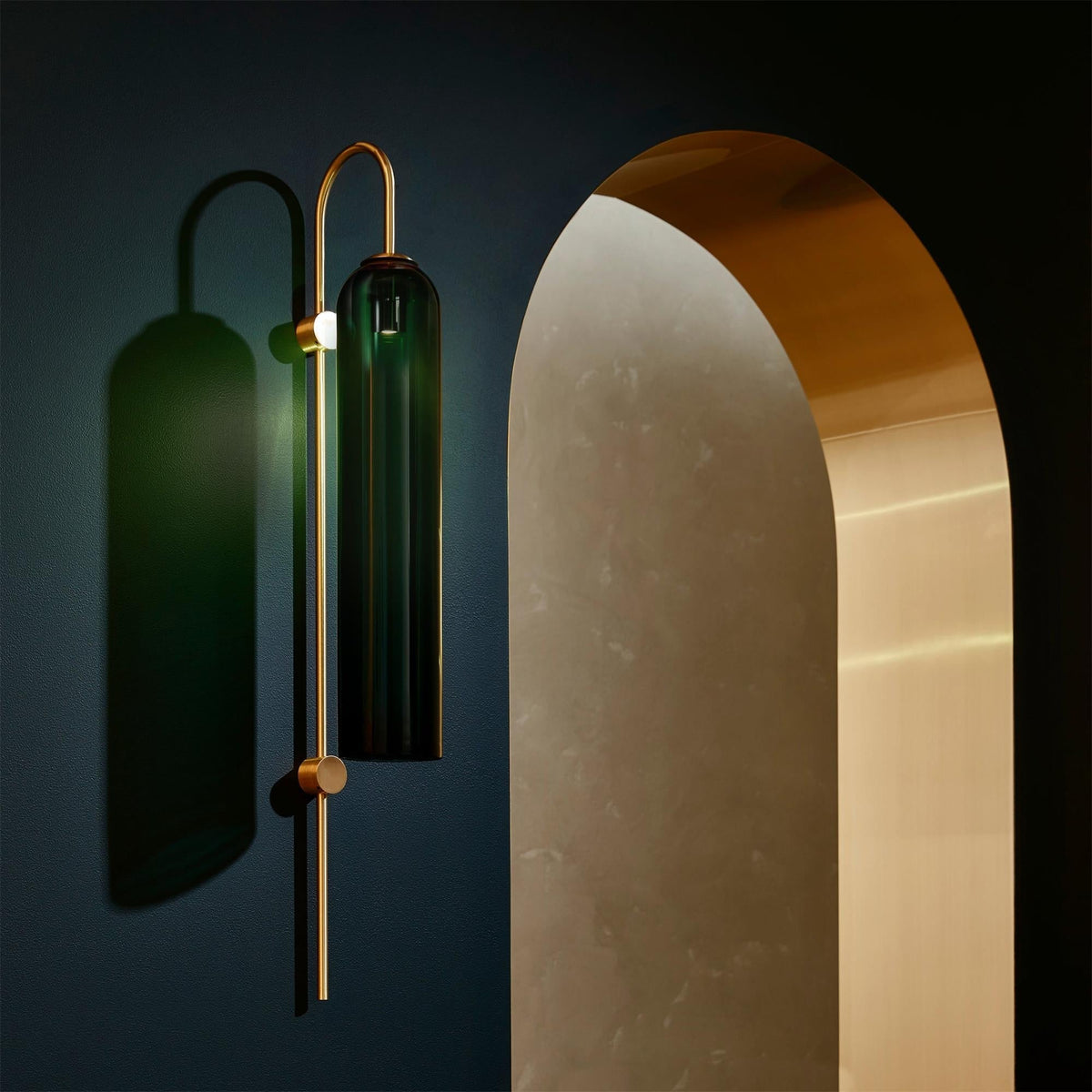 Anoriel Aplique de pared Vidrio Moderno Minimalista
