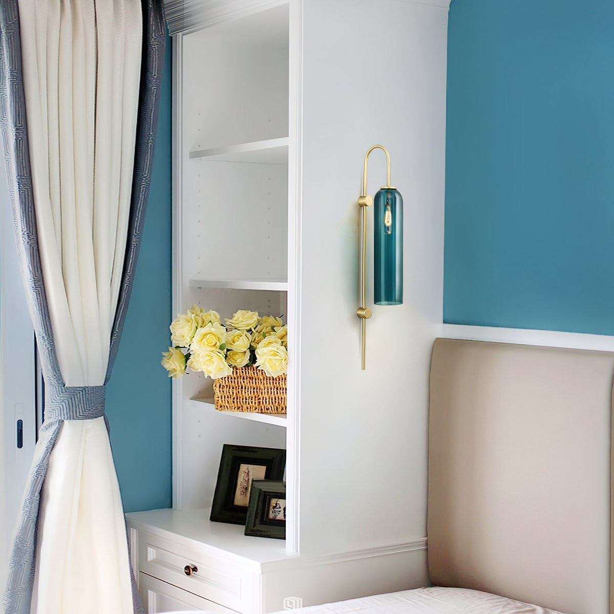 Anoriel Aplique de pared Vidrio Moderno Minimalista
