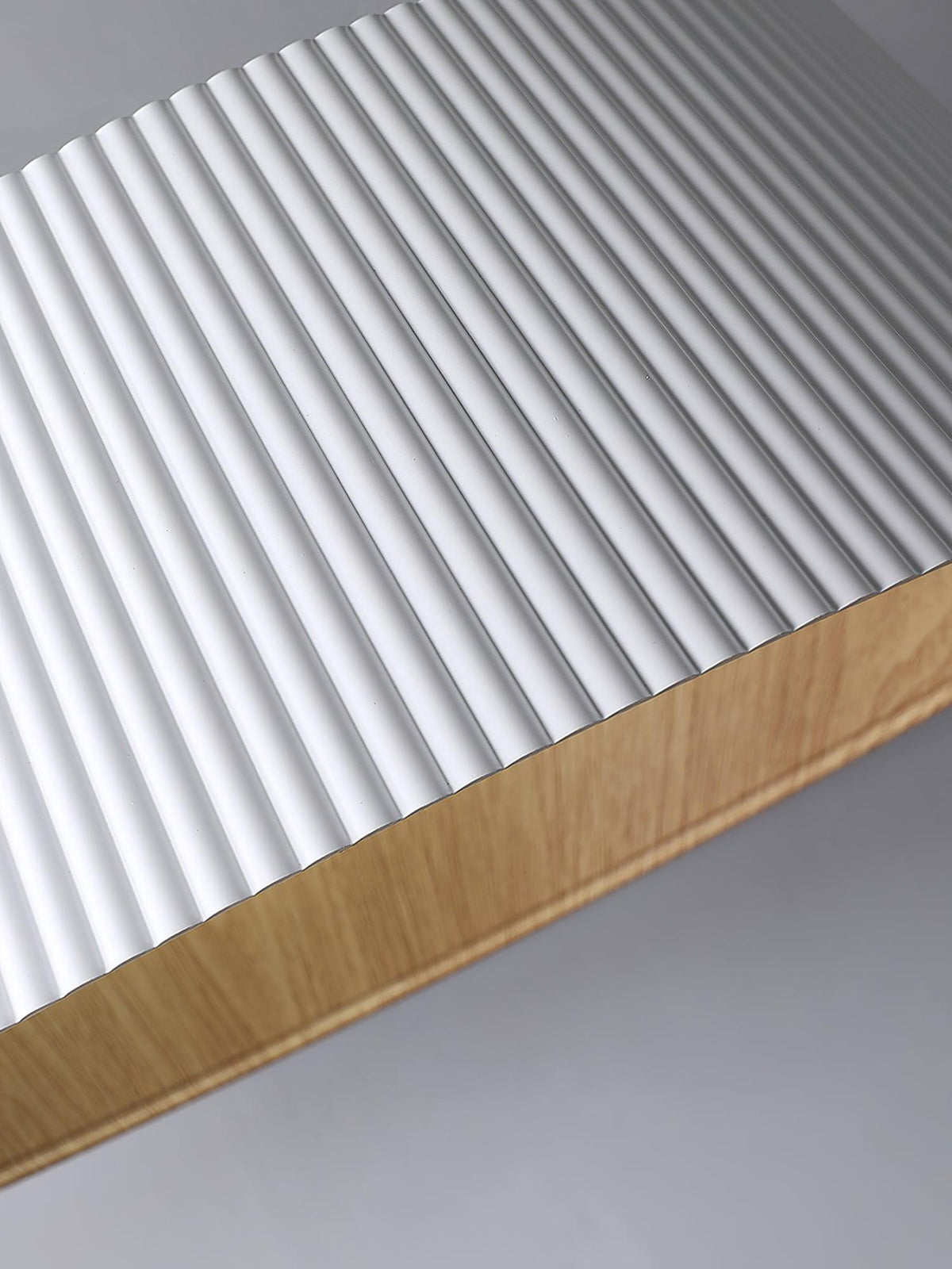 Rineia lámpara de techo tambor ribeteado madera elegante contemporáneo