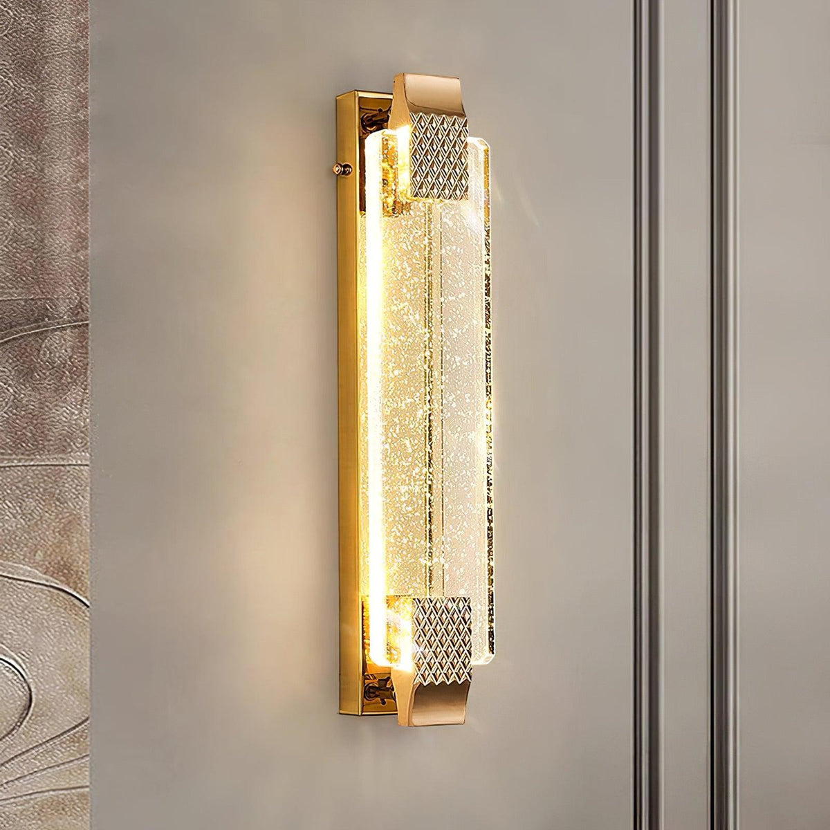 Tevan aplique de pared de cristal