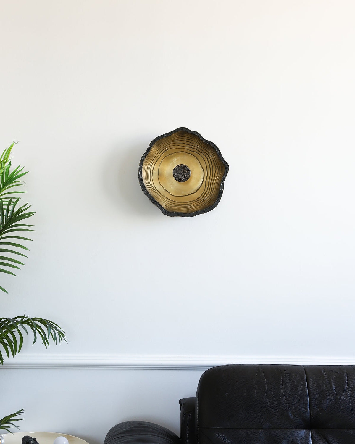 Aurevra aplique de pared negro