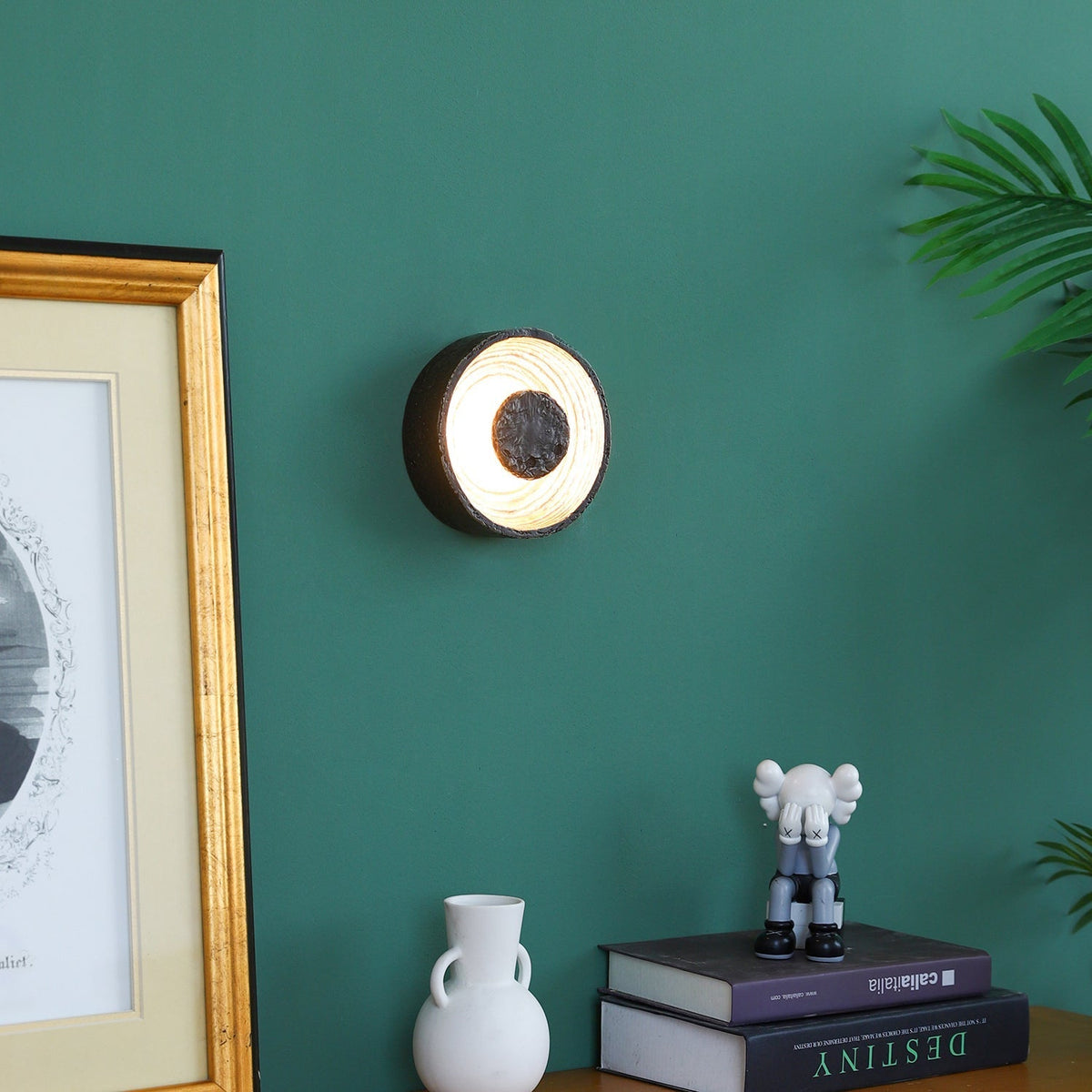Aurevra aplique de pared negro