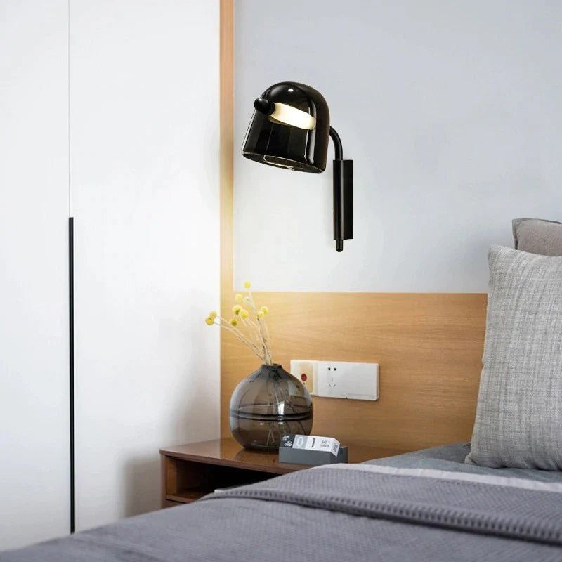 Penumbra aplique de pared Premium nórdico de arte con vidrio