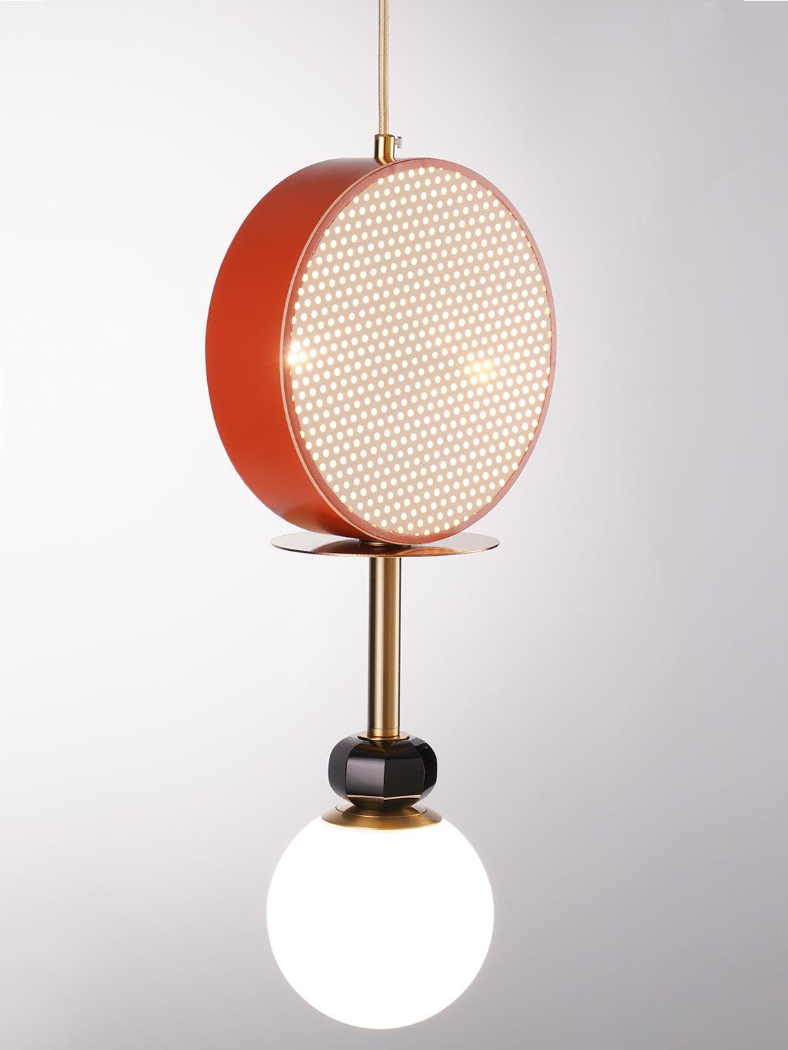 Daxl lámpara colgante de vidrio vintage