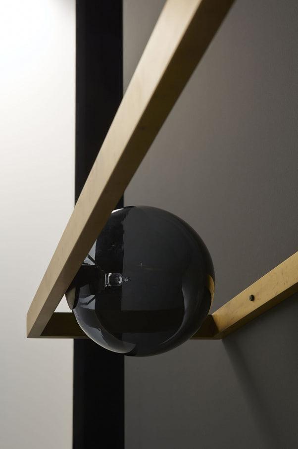 Etalarae aplique de pared moderno minimalista de vidrio