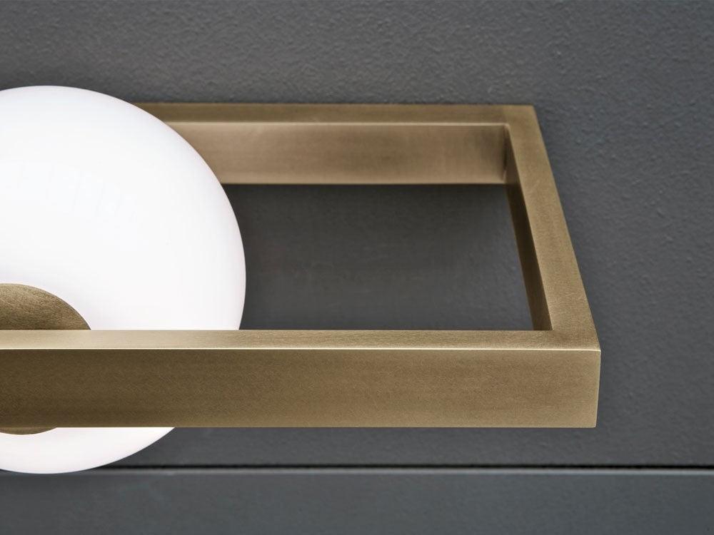 Etalarae aplique de pared moderno minimalista de vidrio
