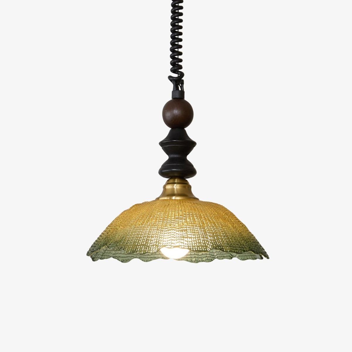 Nydoreth lámpara colgante elegancia Vintage Art de madera