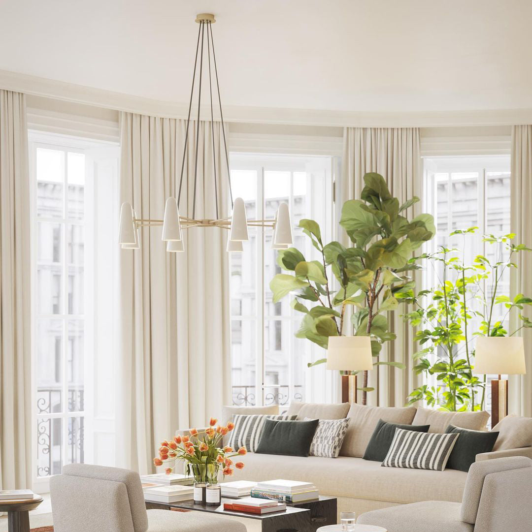 Artemis Chandelier Cone-Shaped