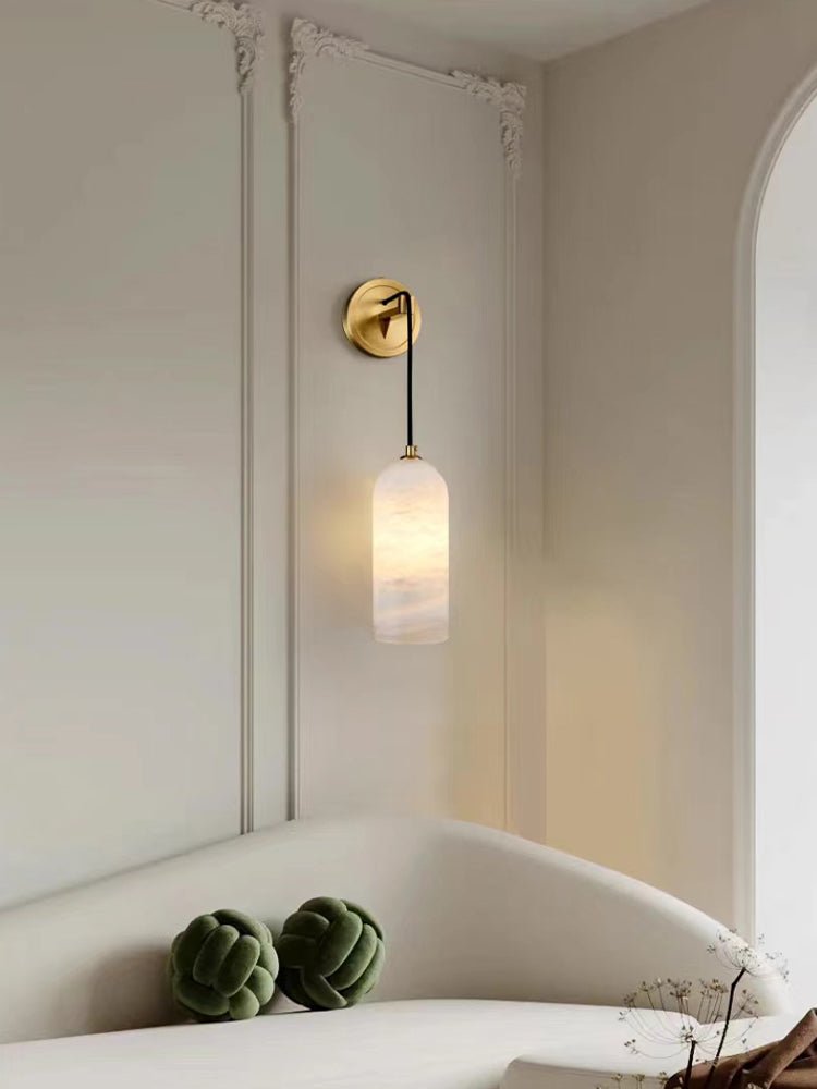 Haelion aplique de pared alabastro