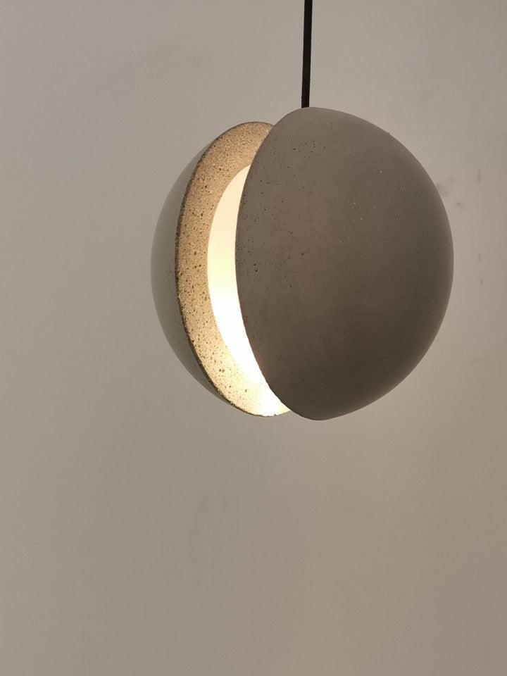 Umi lámpara colgante esfera minimalista en hormigón