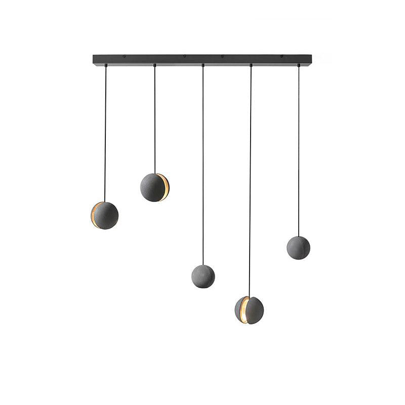 Umi lámpara colgante esfera minimalista en hormigón