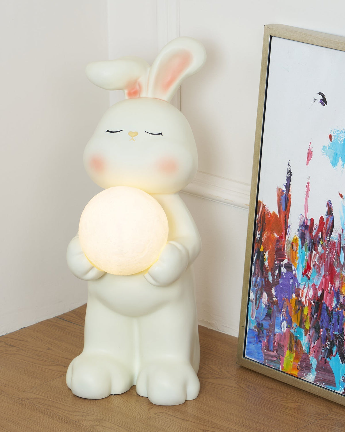 Moon lámpara de pie Rabbit