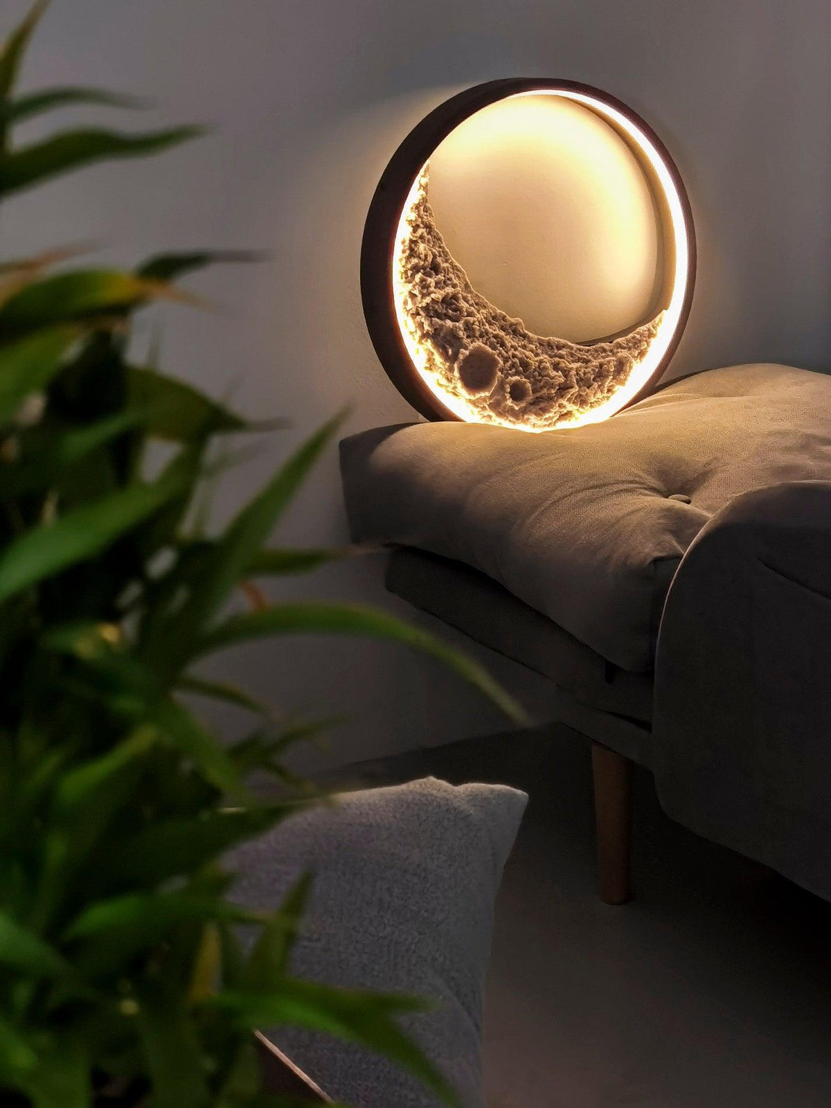 Dua aplique de pared Premium nórdico de arte en resina