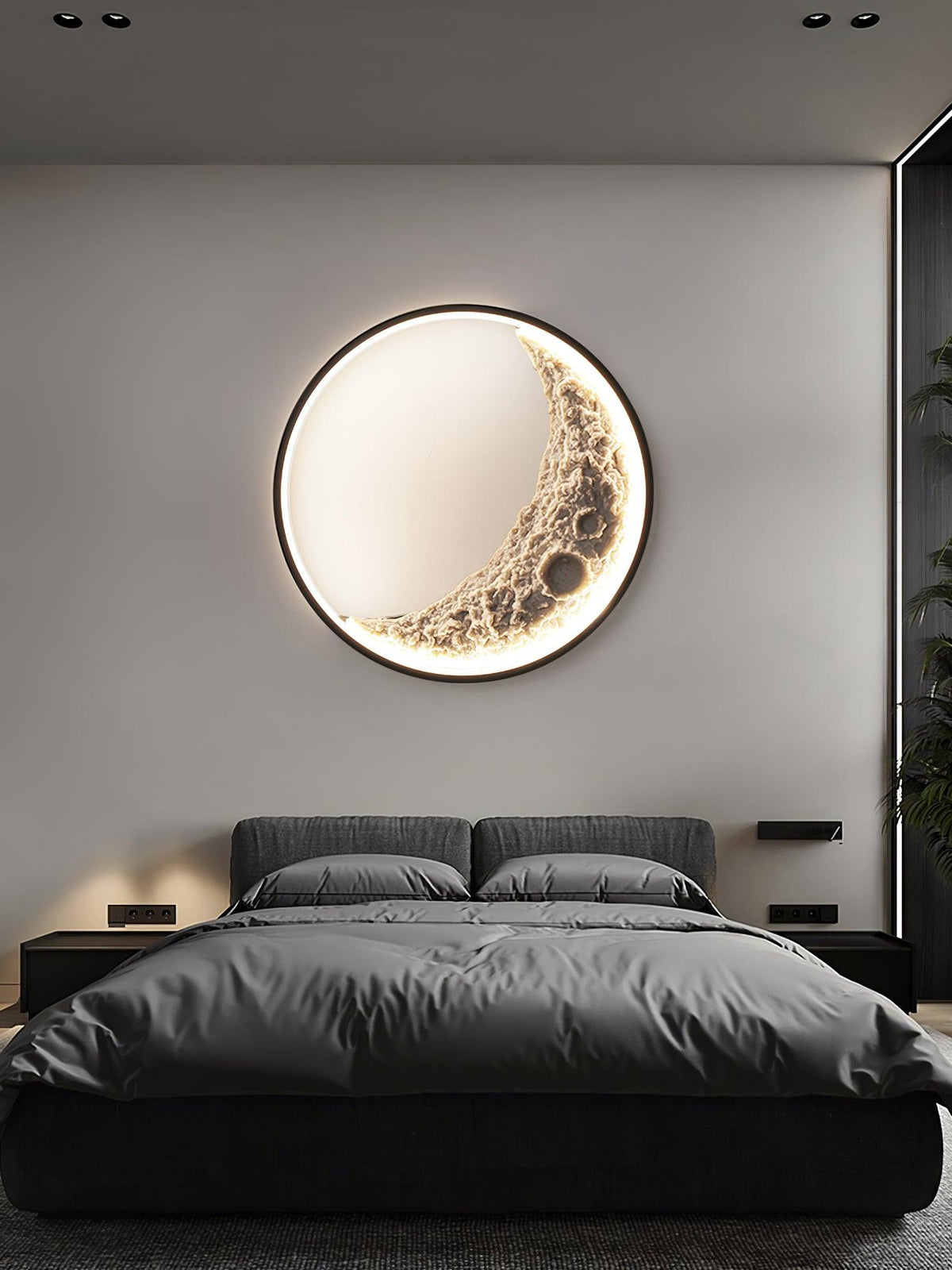 Dua aplique de pared Premium nórdico de arte en resina