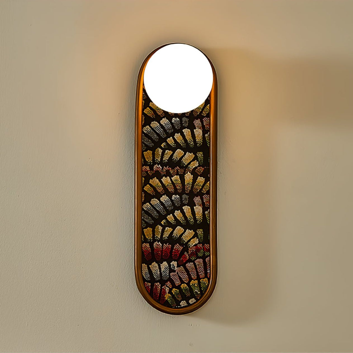 Uzorus aplique de pared Premium nórdico con arte en tejido