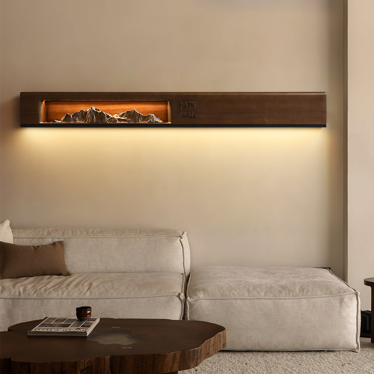 Matthew aplique de pared moderno de madera