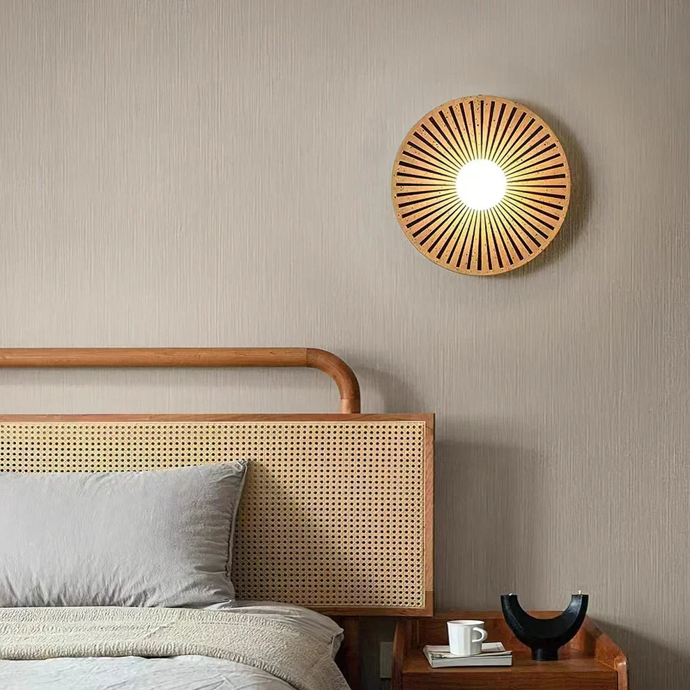 Skyler Geometric Resin Glass Wall Lamp