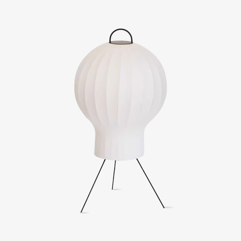Balloon lámpara de pie minimalista de seda