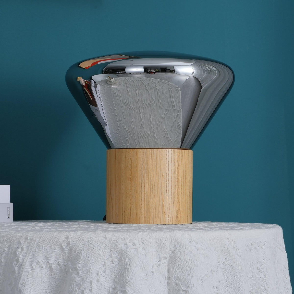 Sylirella lámpara de mesa minimalista de madera