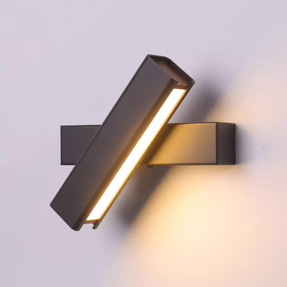 Aplique de pared regulable de aluminio para dormitorio y sala de estar