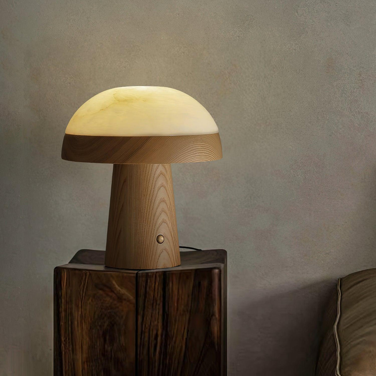 Nexore lámpara de mesa de madera