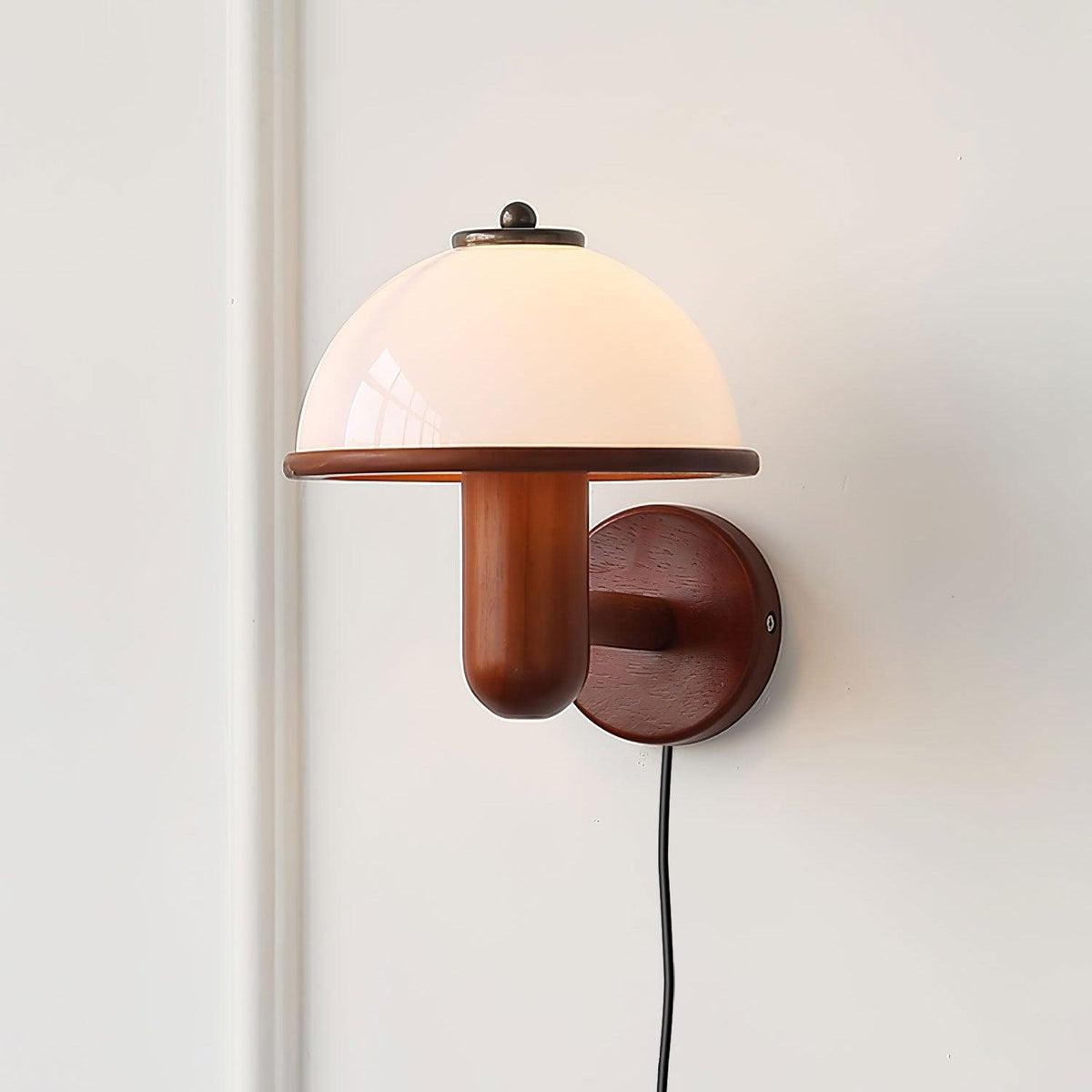 Elvarira aplique de pared de madera de seta