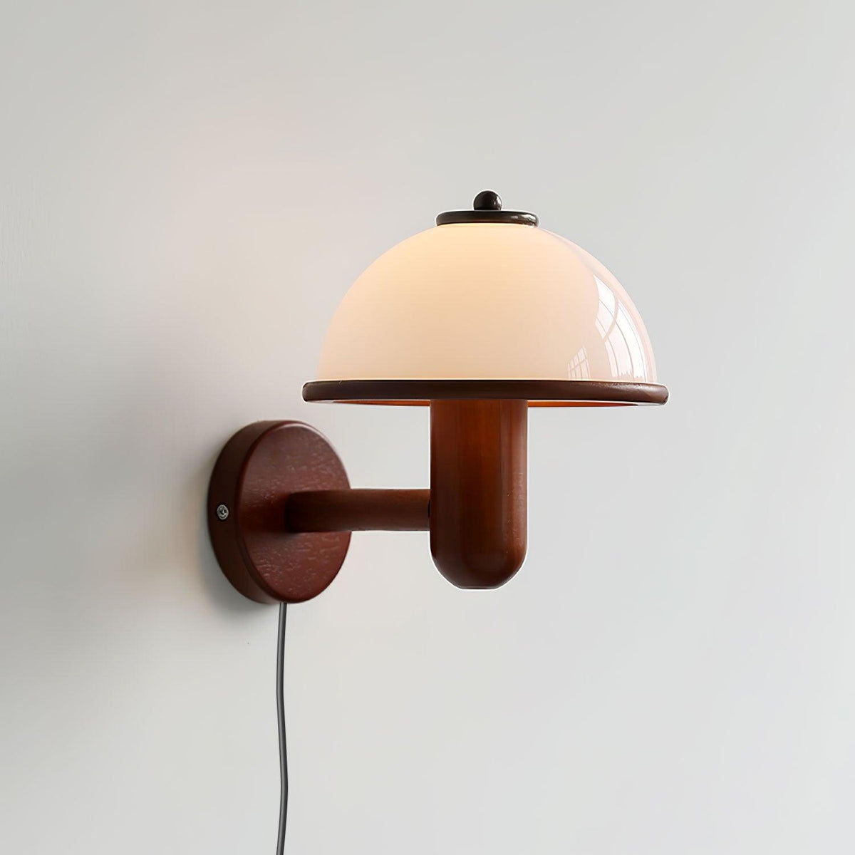 Elvarira aplique de pared de madera de seta