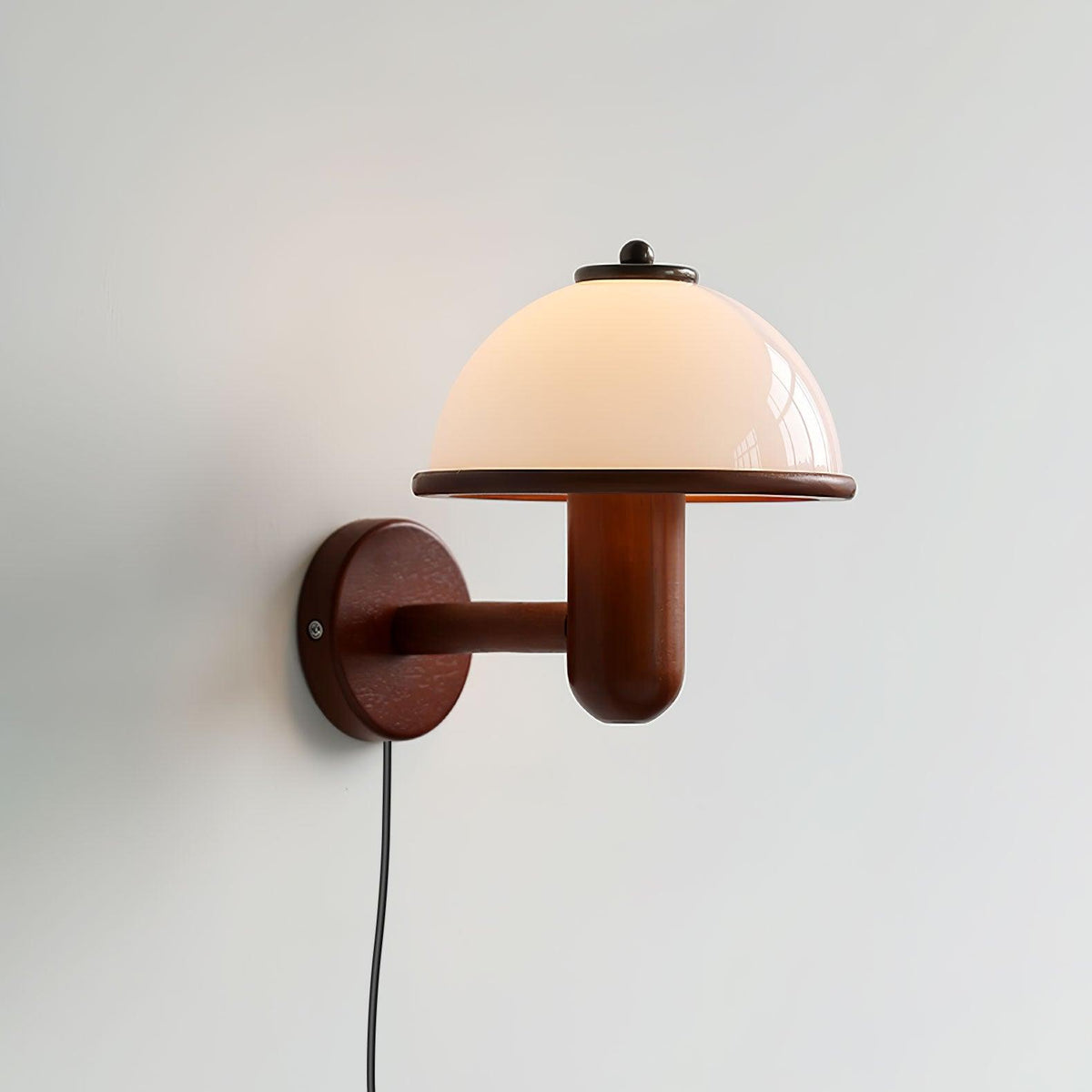 Elvarira aplique de pared de madera de seta