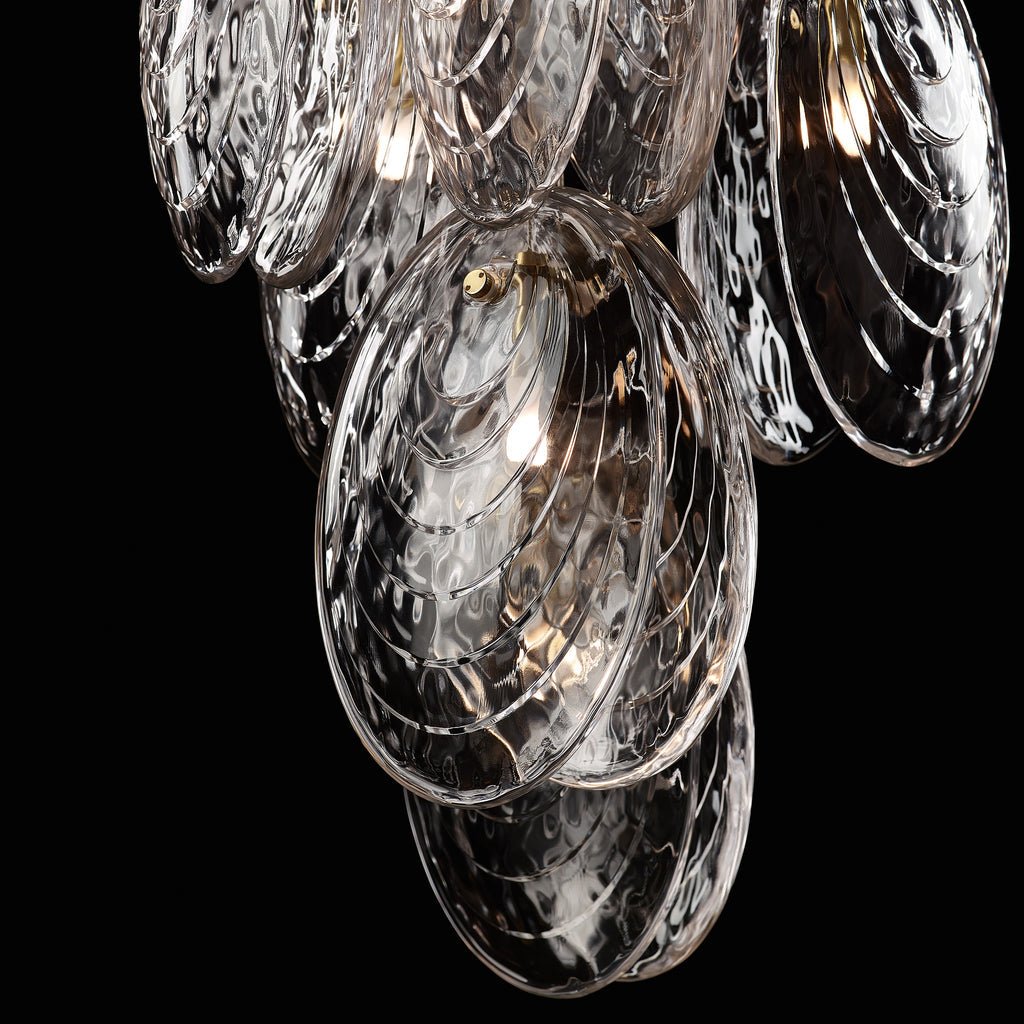 Thalassic lámpara de araña arquitectónica en racimo