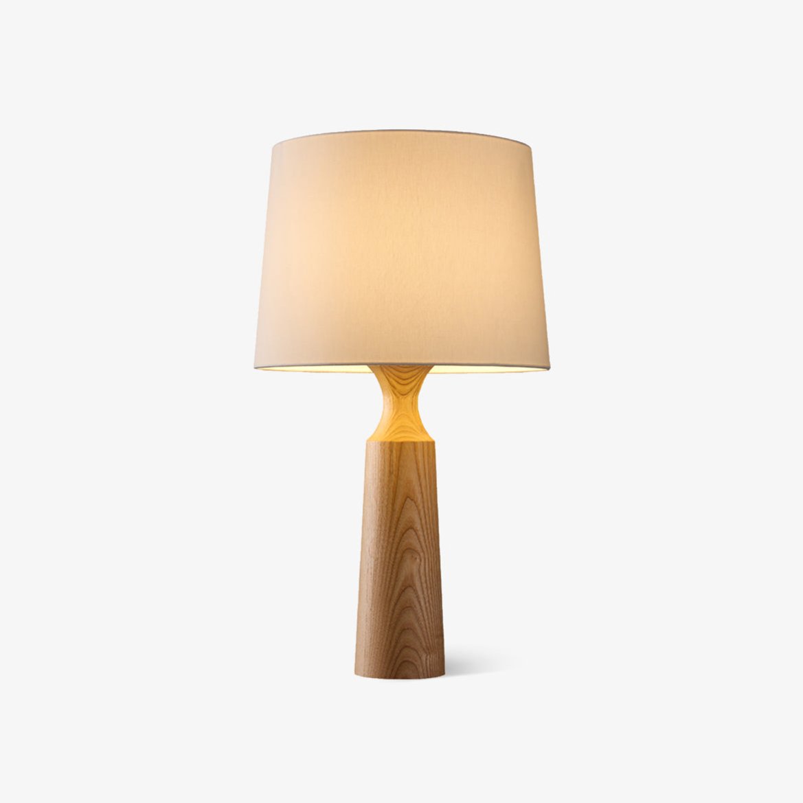 Harry lámpara de mesa contemporánea de madera