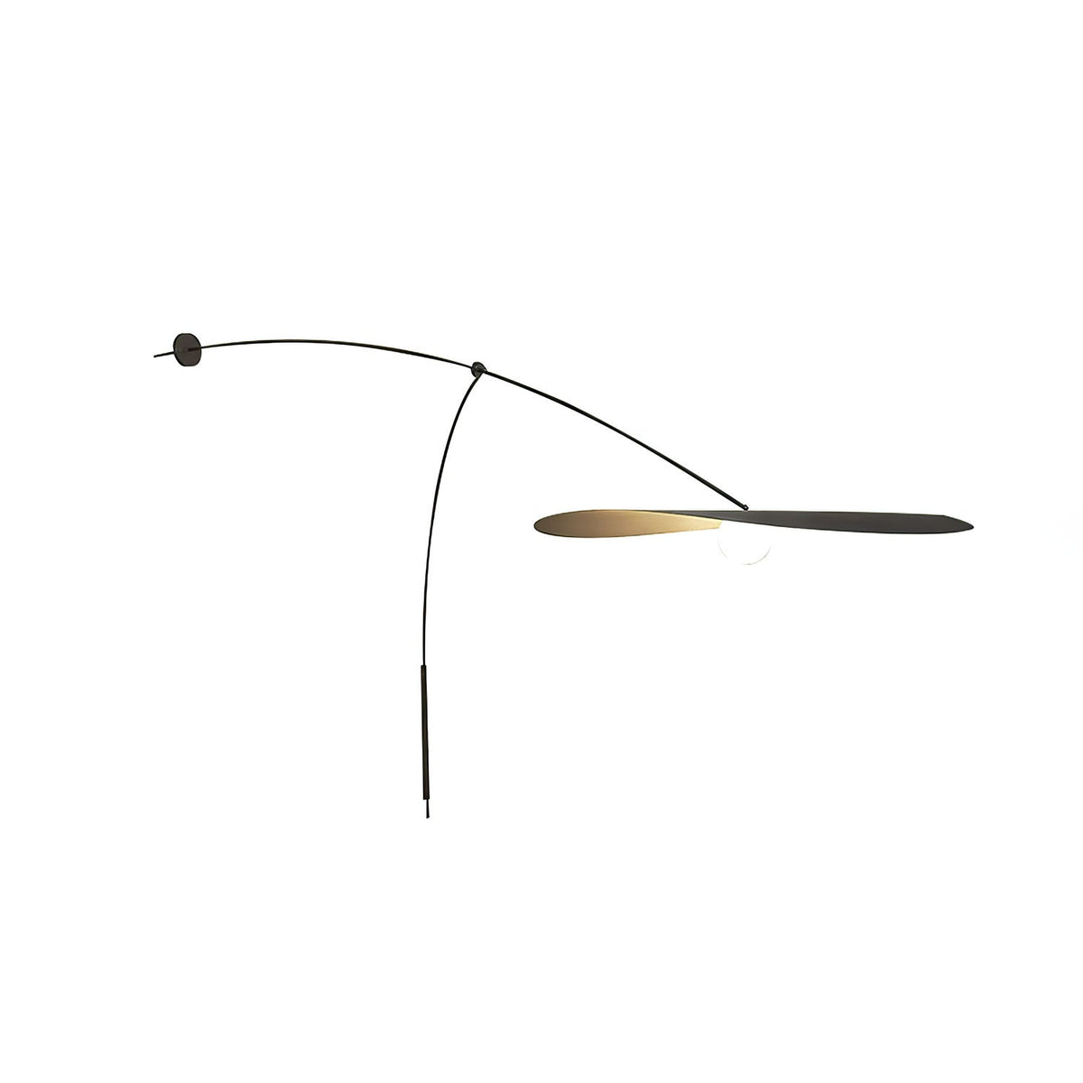 Tirove aplique de pared vidrio minimalista