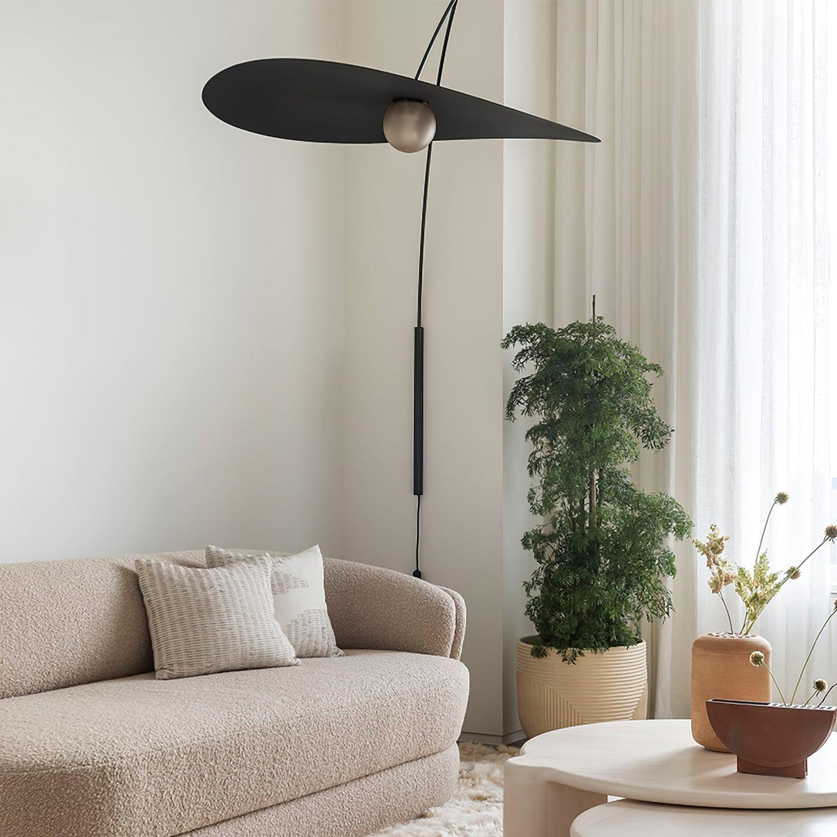 Tirove aplique de pared vidrio minimalista
