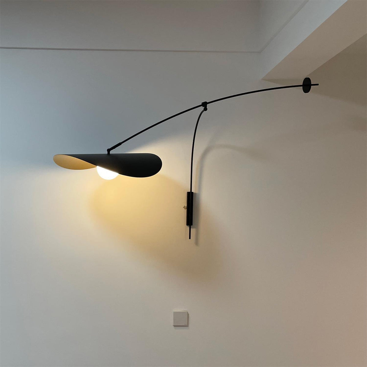 Tirove aplique de pared vidrio minimalista