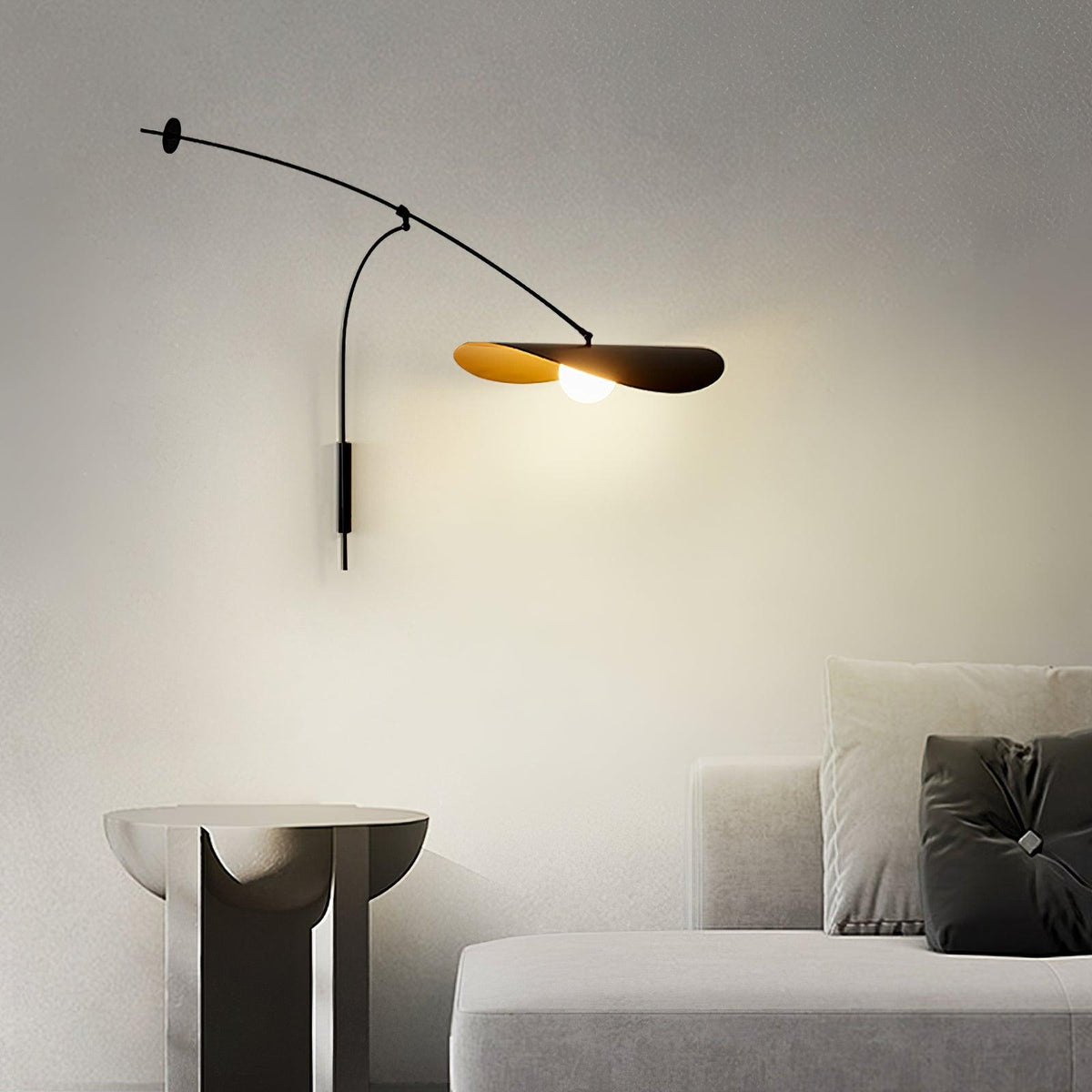 Tirove aplique de pared vidrio minimalista