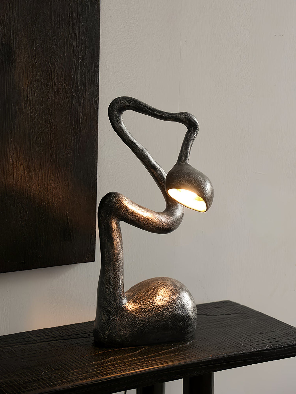 Twist lámpara de mesa negra